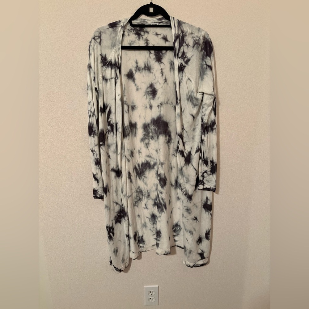 Sweet Romeo Tie-Dye Open Cardigan